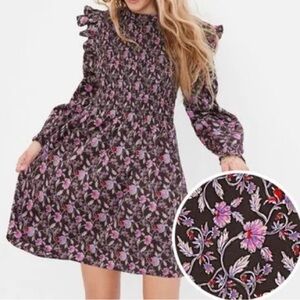 Gap Floral Smocked Dress XL